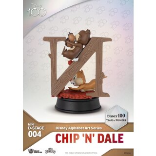 Disney Mini Diorama Stage Statuen 6-er Pack 100 Years of Wonder-Disney Alphabet Art 10 cm