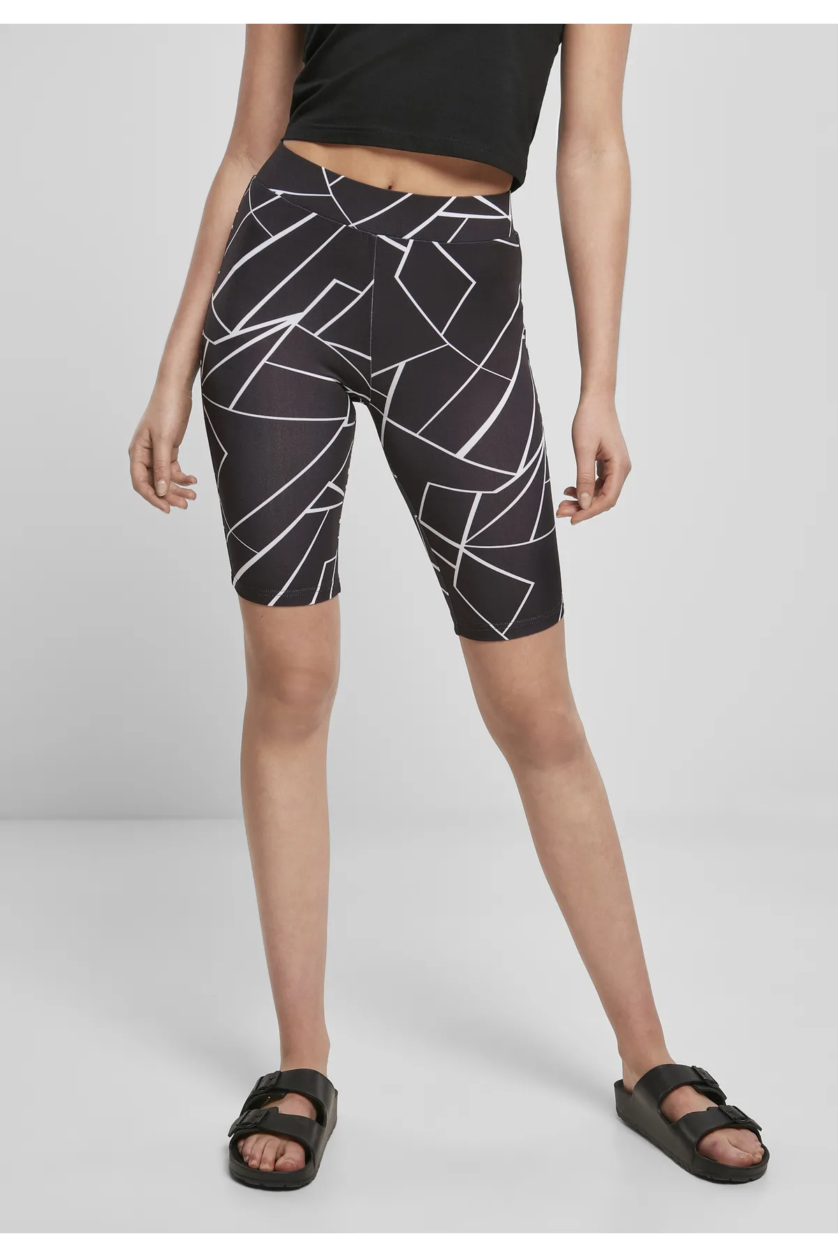 Urban Classics  Damen Ladies AOP Cycle Shorts 2-Pack