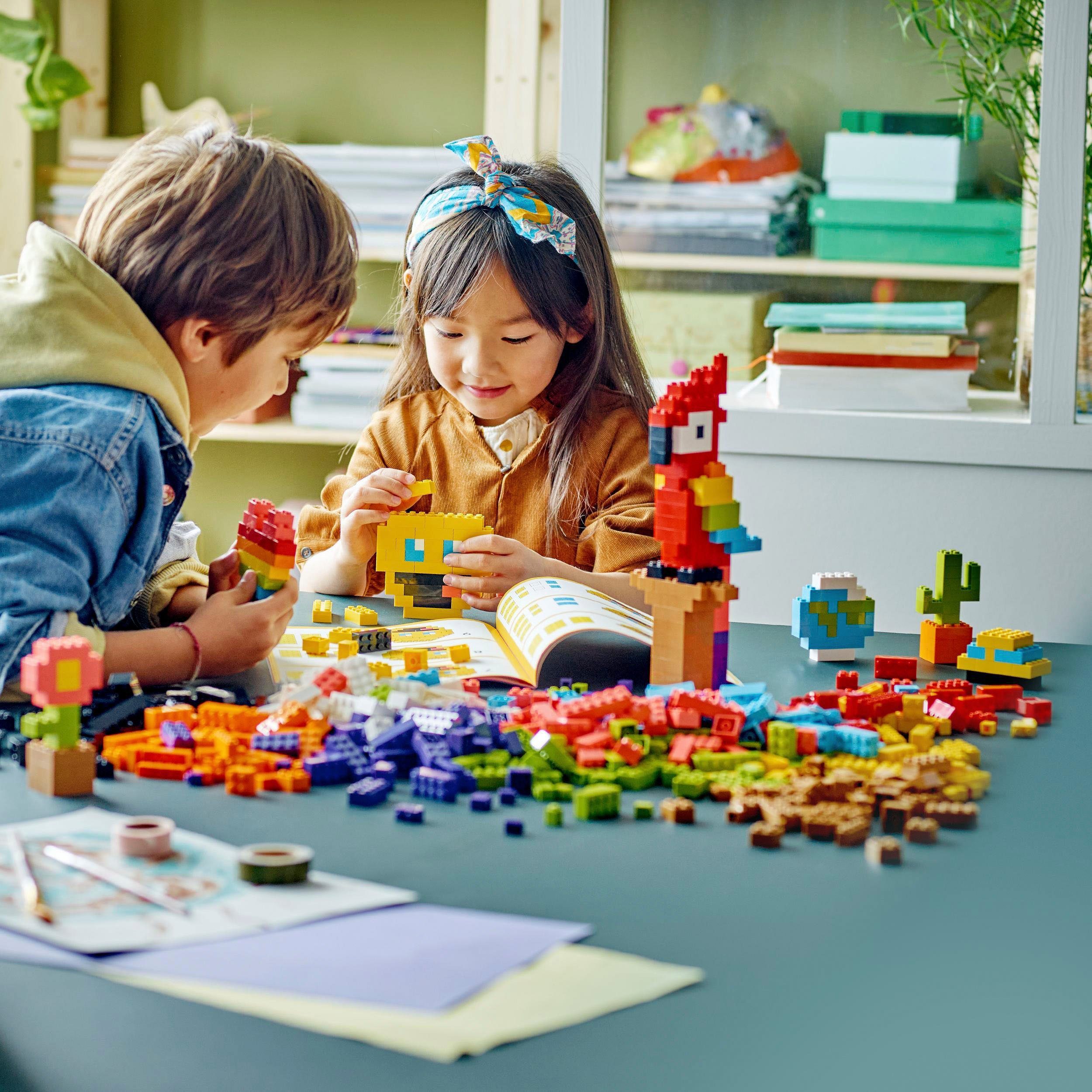 LEGO® Konstruktionsspielsteine Großes Kreativ-Bauset (11030), LEGO® Classic, (1000 St)