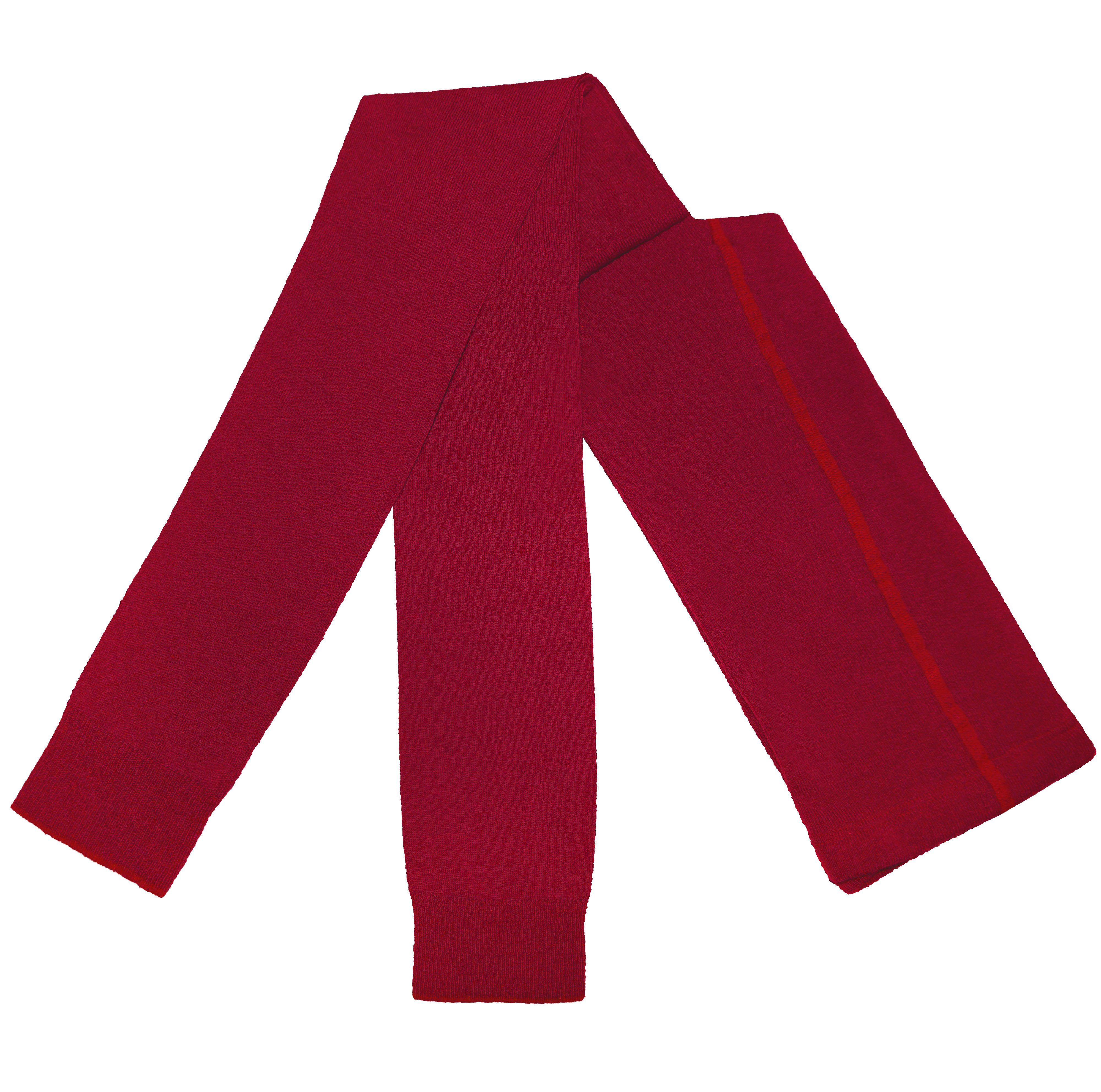 WERI SPEZIALS Strumpfhersteller GmbH Leggings Damen Leggings >>Einfarbig: Rot<< aus Baumwolle