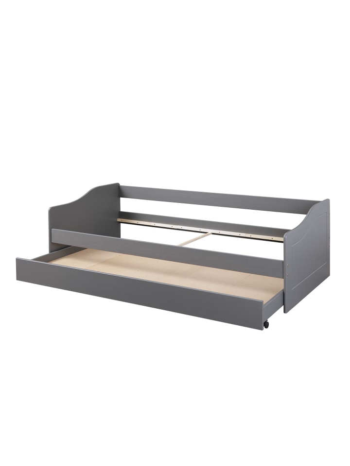 ebuy24 Bett Malsu Grau 208 x 97 cm günstig kaufen onesize