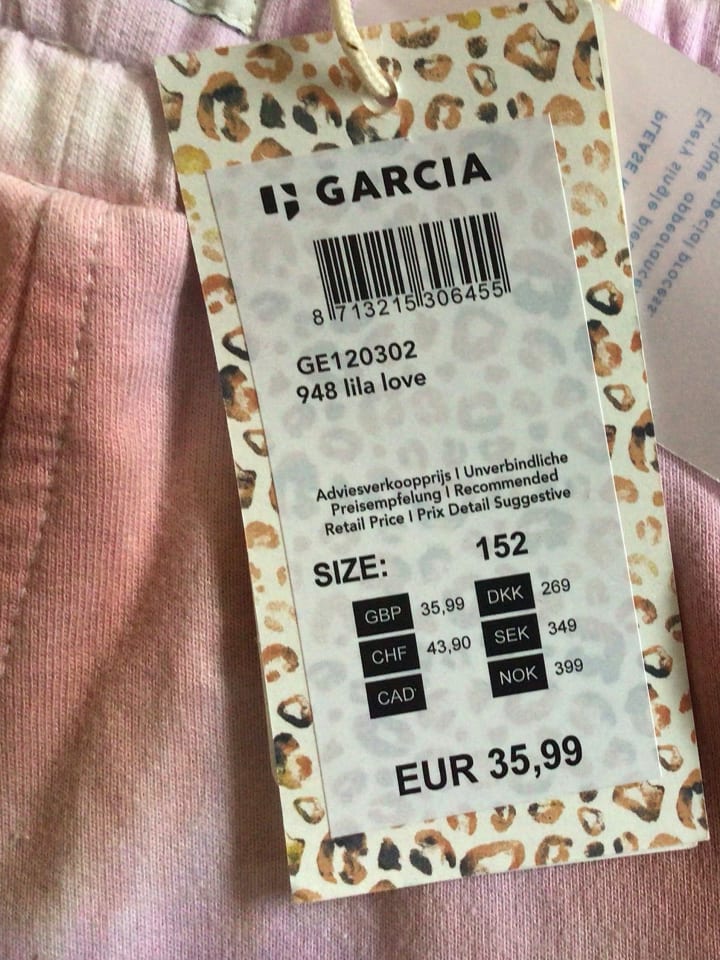 Garcia Sweatshorts in Rosa günstig kaufen 152