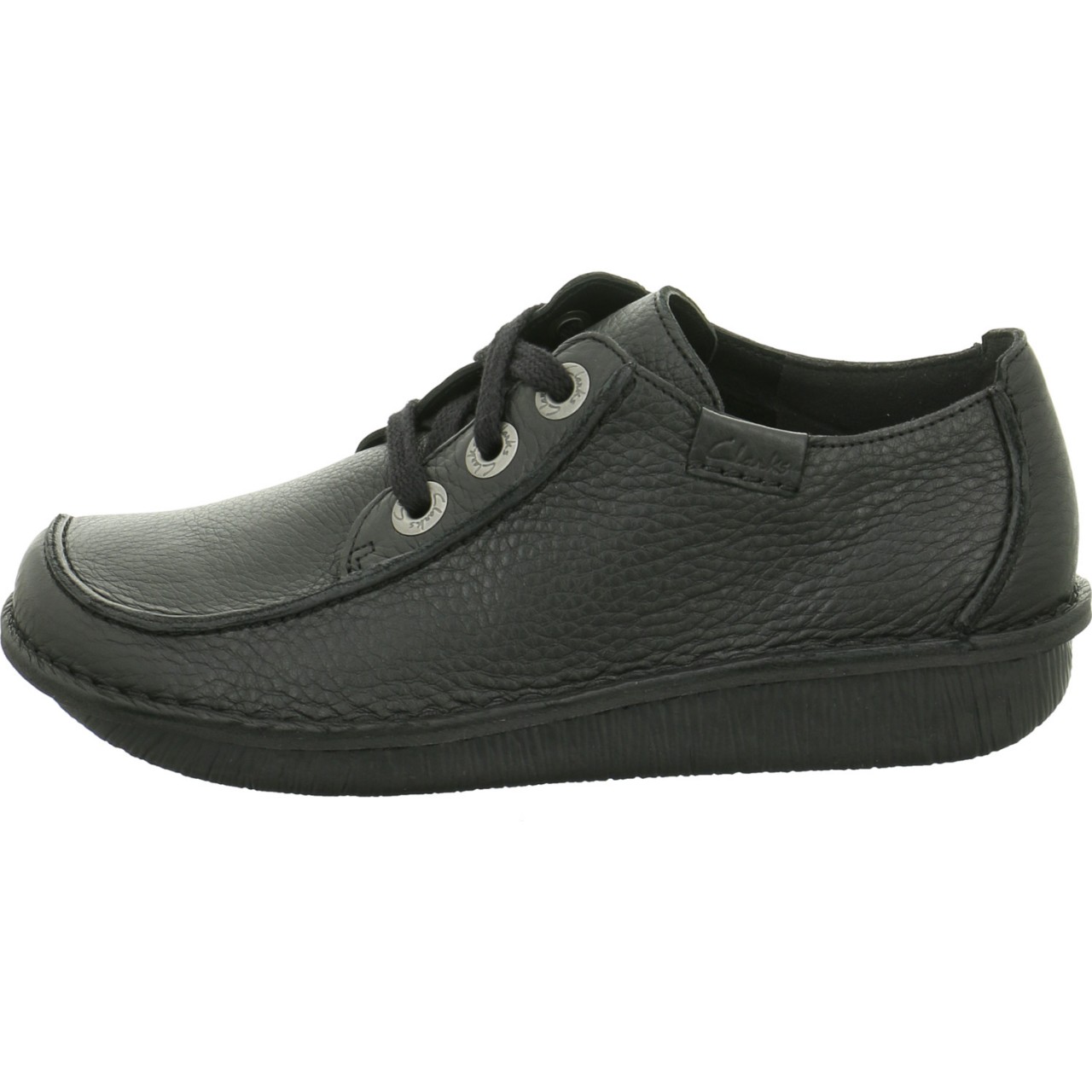 CLARKS Komfort Schnürer schwarz Funny Dream