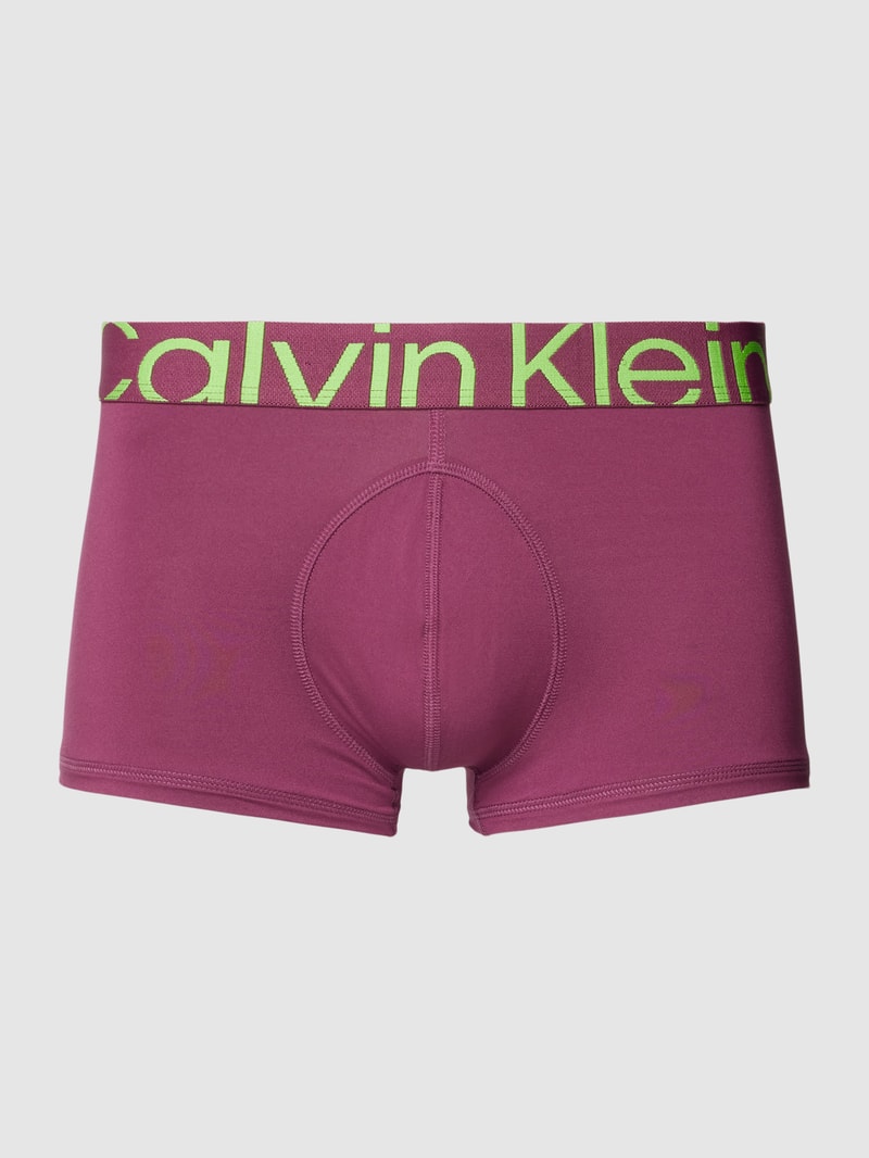 Trunks mit elastischem Logo-Bund in pflaume