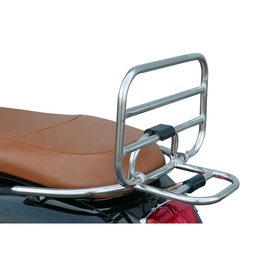 Explorer Gepäckträger zum Klappen in Chrom-Optik für Explorer Cruzer Motorroller, 1 Stück - ATU