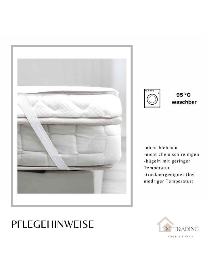 COFI 1453 Inkontinenz Matratzenauflage Matratzenschoner Wasserdicht Bett Schutz in Weiß günstig kaufen 140 x 200 cm
