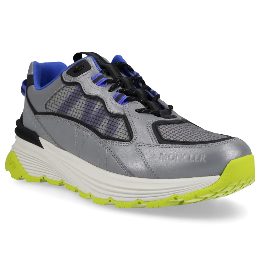 Moncler - Sneaker low LITE RUNNER Kalbsleder - blau