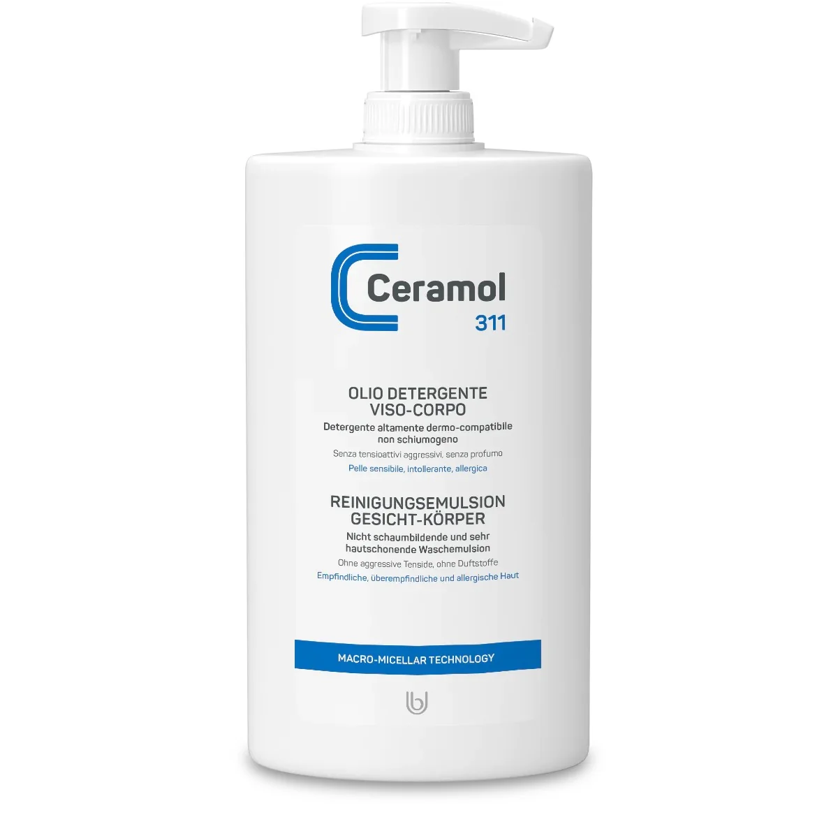 Ceramol 311 ANSIKT- OG KROPPRENSENDE OLJE 311 - Badeolje, Ansiktsrensende Olje