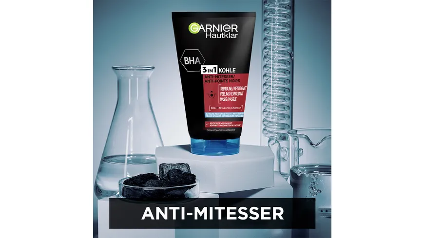 Garnier Hautklar 3in1 Anti Mitesser für fettige, zu Mitessern neigenden Haut 150 ml