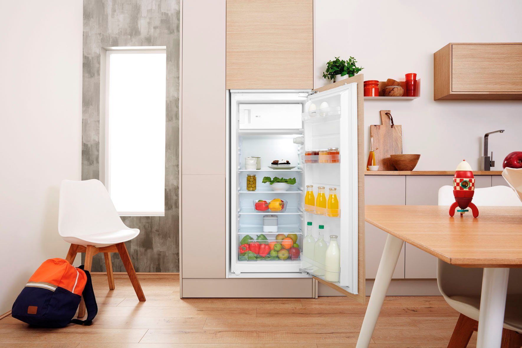 Privileg Einbaukühlschrank PRFI 336, 122,5 cm hoch, 54 cm breit