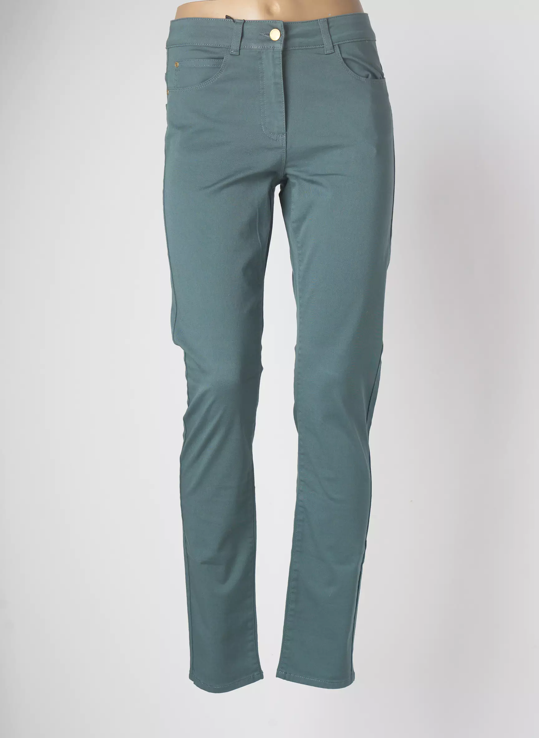 Devernois Pantalons Slim Femme couleur vert