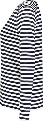 Marc O' Polo DENIM Damen Langarmshirt RINGEL-LONGSLEEVE aus Bio-Baumwolle Regular Fit