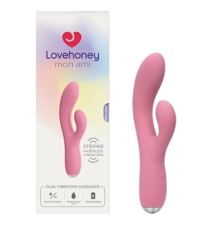Lovehoney Mon Ami G-punkts dobbelt vibrerende massageapparat intim massageapparat