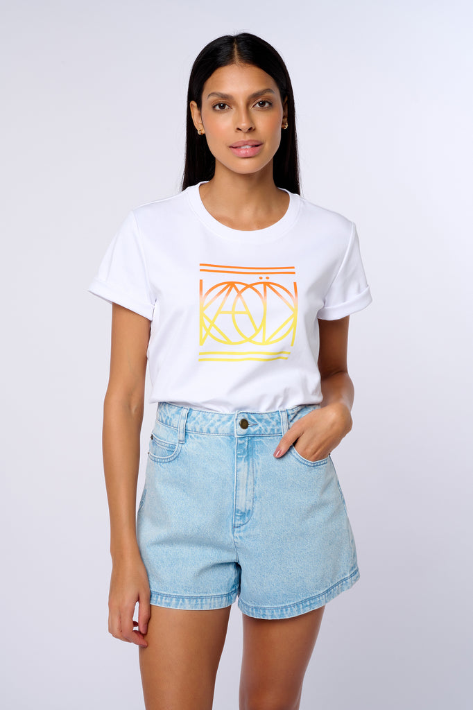 T-shirt logo Kookai