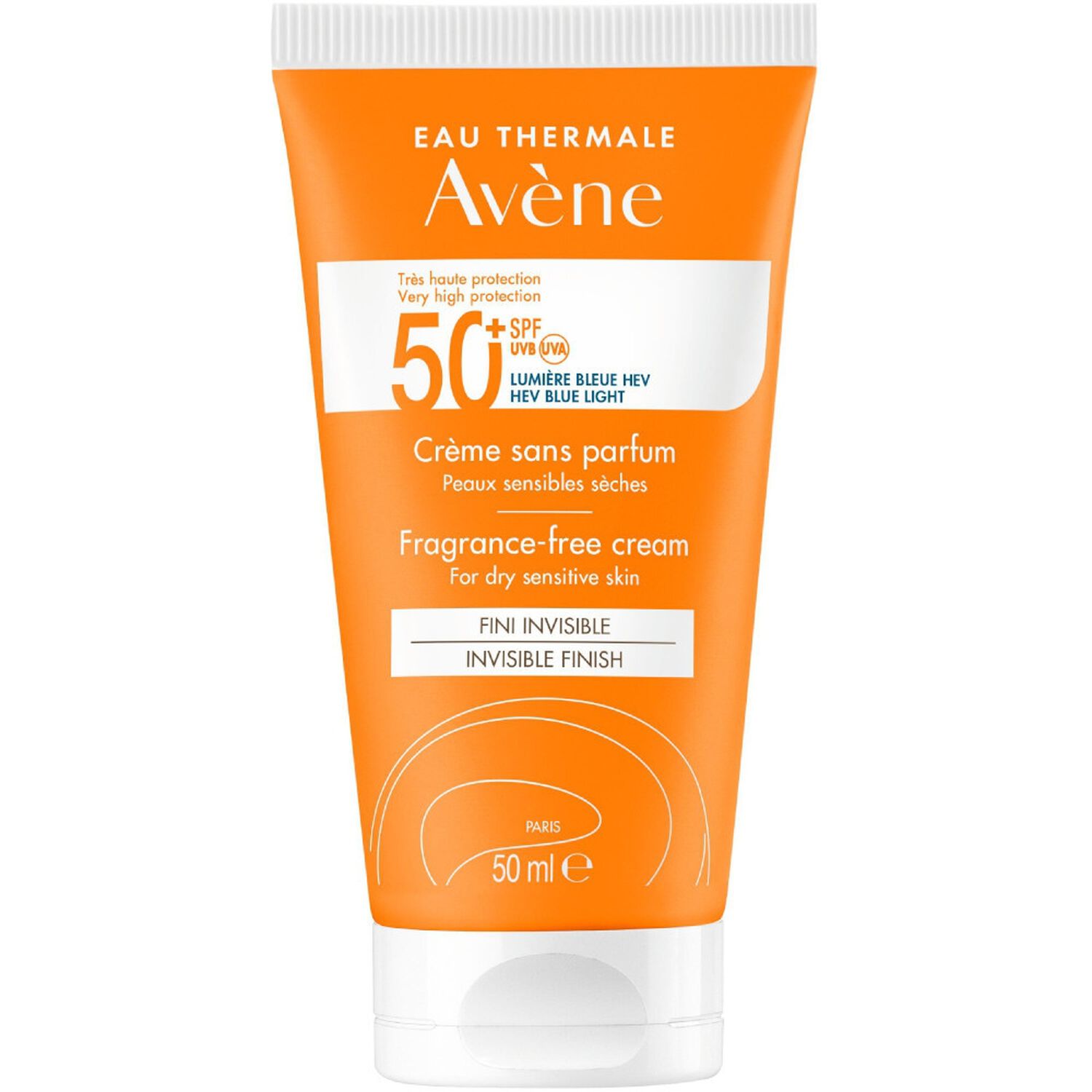 Eau Thermale Avène Solaire Crème Sans Parfum SPF50+ 50 ml