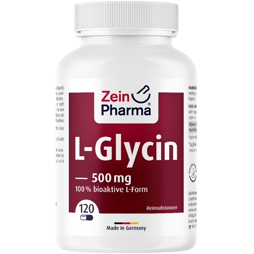 GLYCIN 500 mg in veg.HPMC Kapseln ZeinPharma  120 St  Kapseln