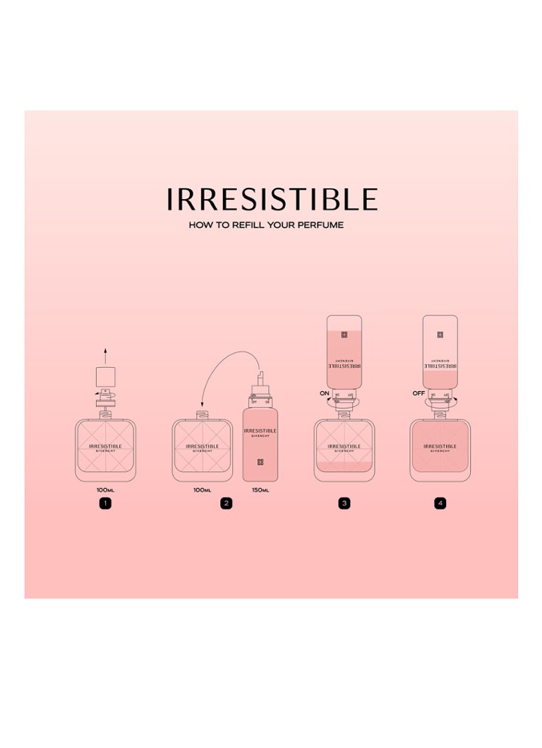 Apa de parfum reincarcabila Irrésistible de la Givenchy