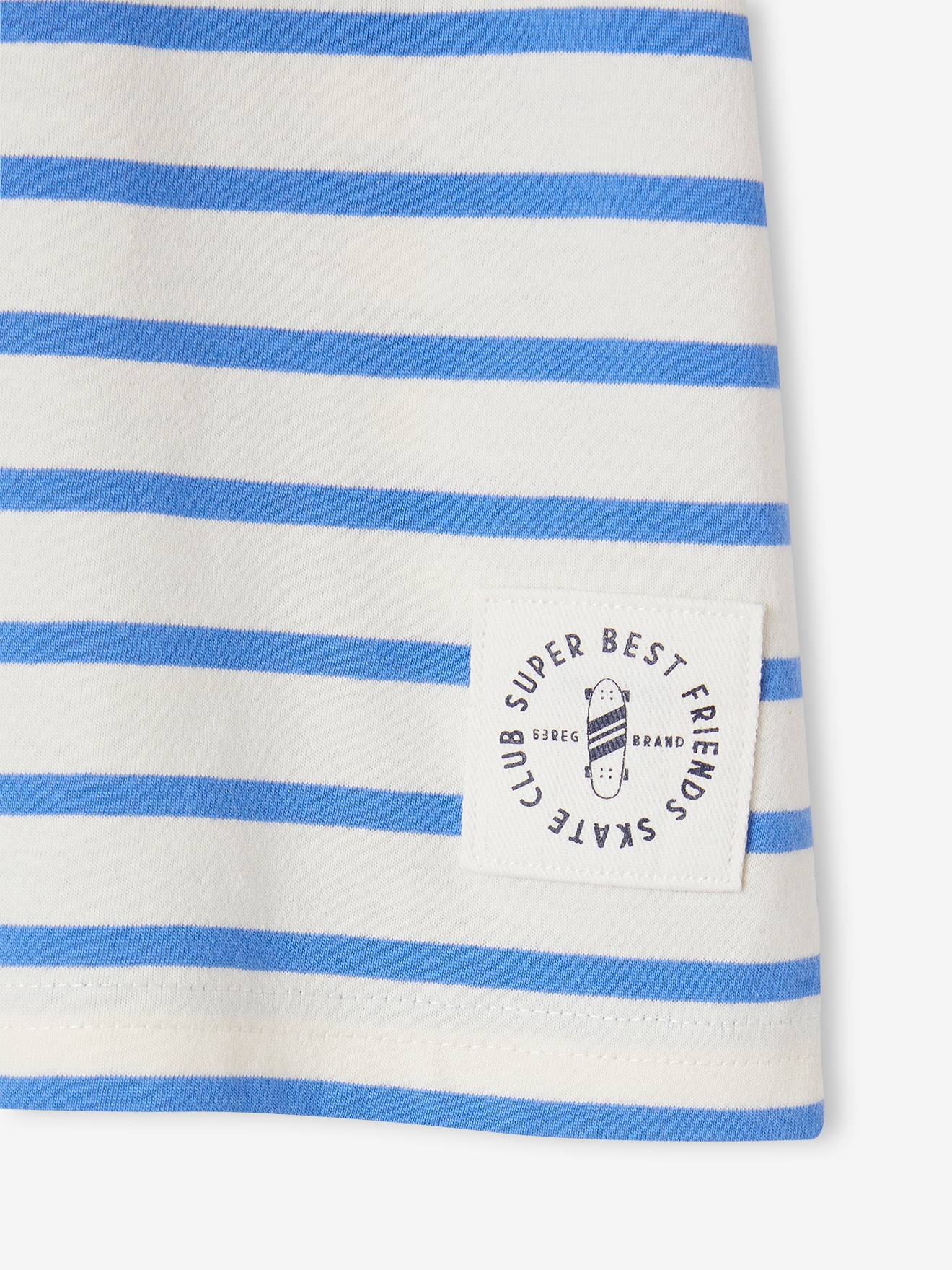 Vertbaudet Jungen T-Shirt mit Streifen Oeko-Tex - gelb gestreift