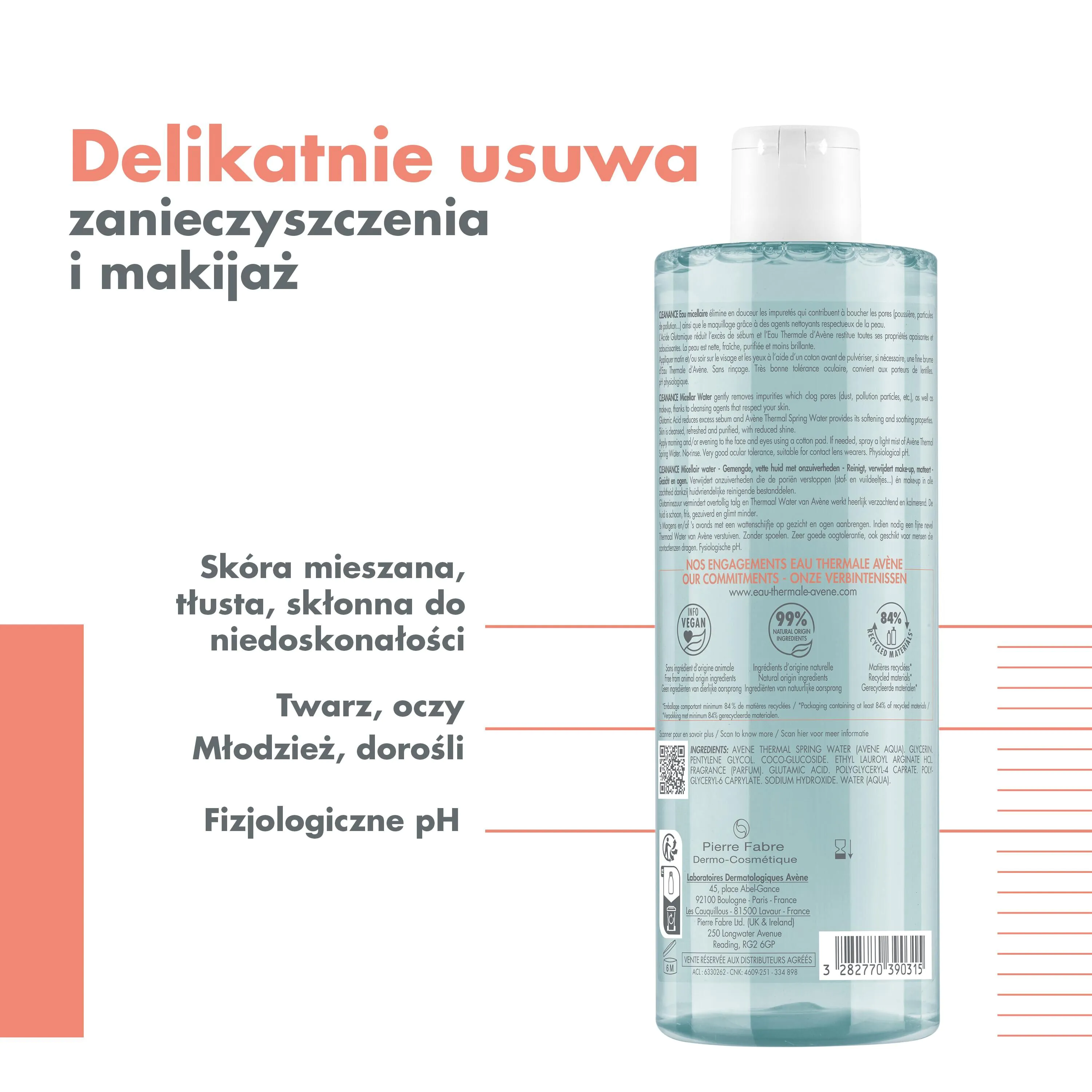 „Avène Cleanance“ micelinis vanduo