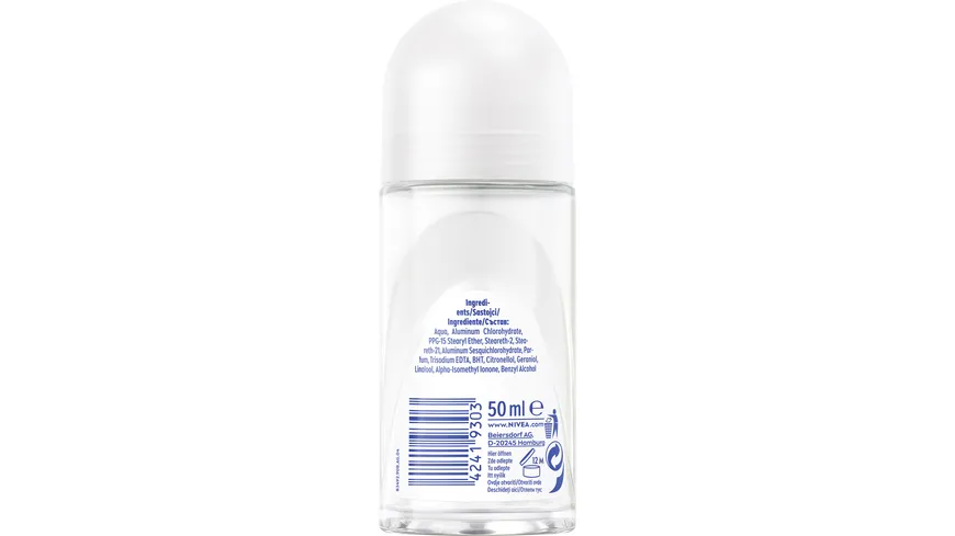 NIVEA Deo Roll-On fresh Rose Touch Anti-Transpirant 50 ml