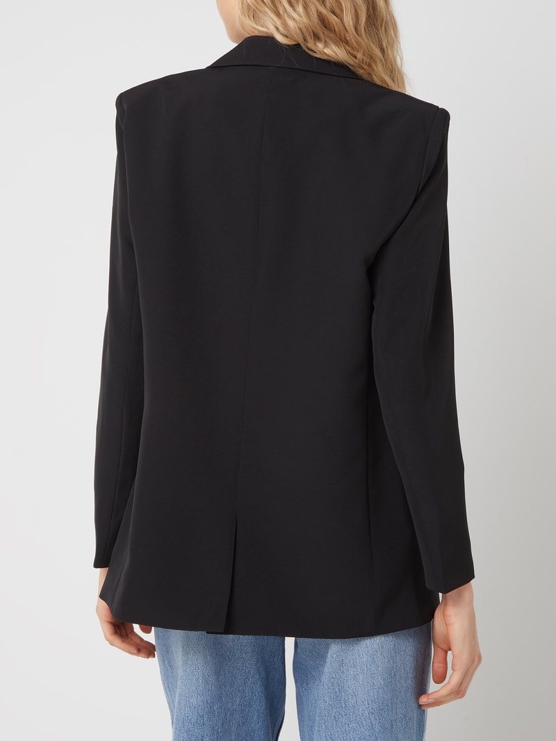 Blazer mit Reverskragen Modell 'Bossy' in schwarz