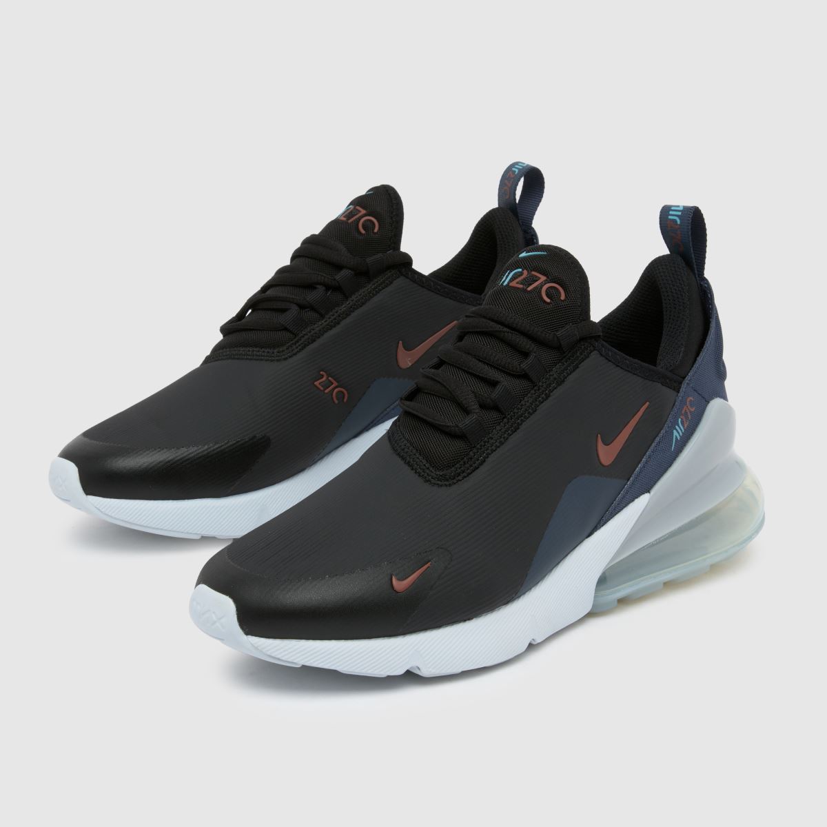 Nike Air Max 270 Barnskor Svarta Multifärgade