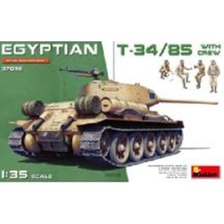 1:35 Ägyp. T-34/85 m. Besatzung