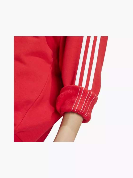 adidas 3 Streifen Fleece Oversized Sweatshirt