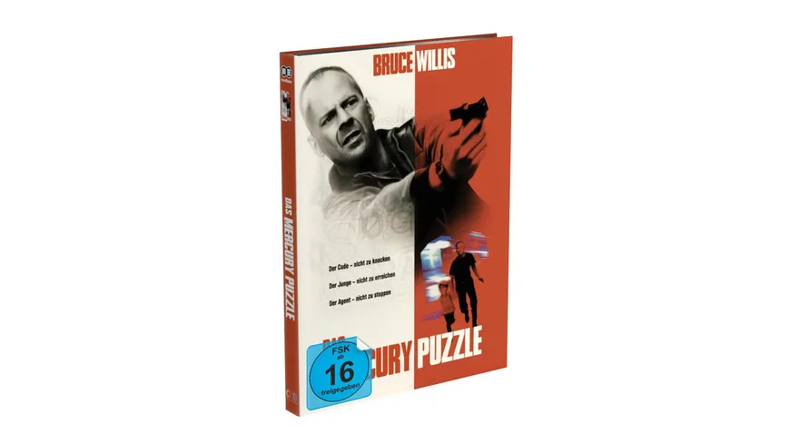 DAS MERCURY PUZZLE - 2-Disc Mediabook - Cover B - Limited 333 Edition  (Blu-ray + DVD)