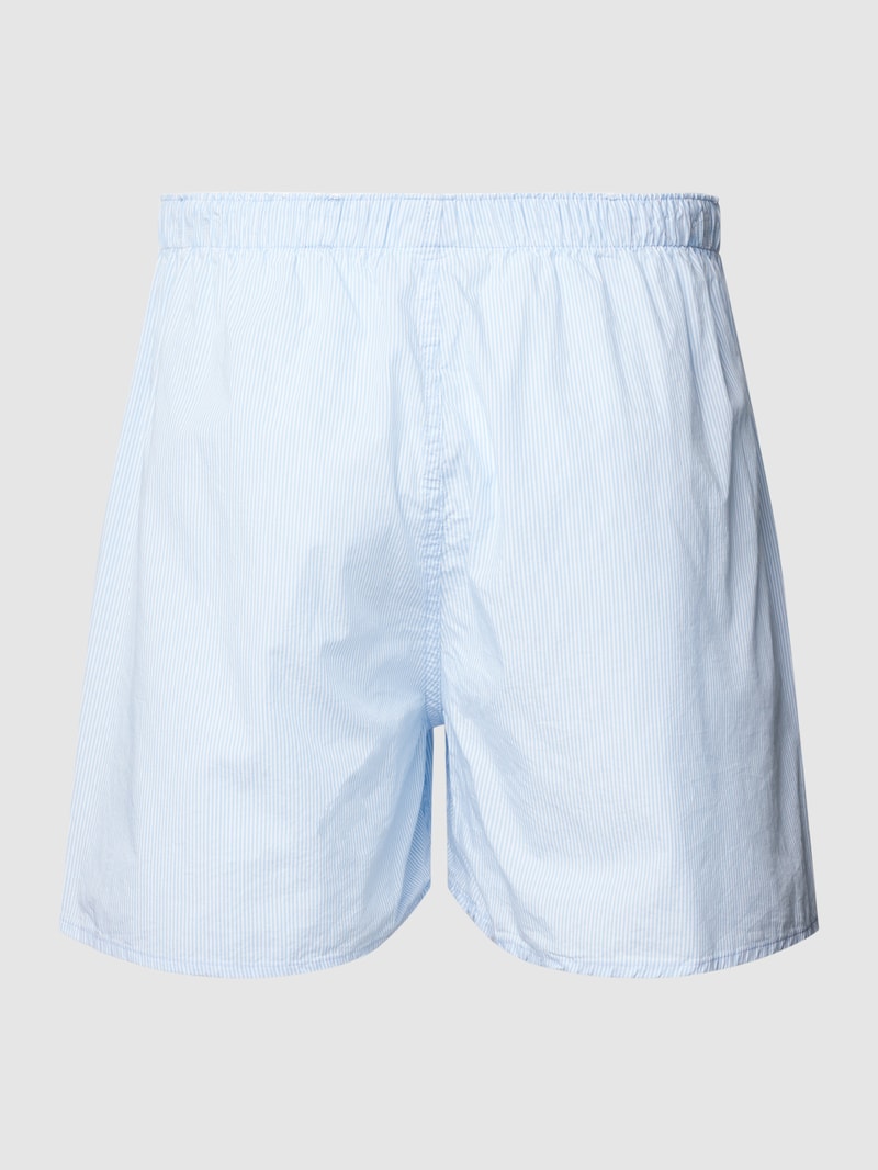 Boxershorts mit Label-Patch im 3er-Pack in hellblau