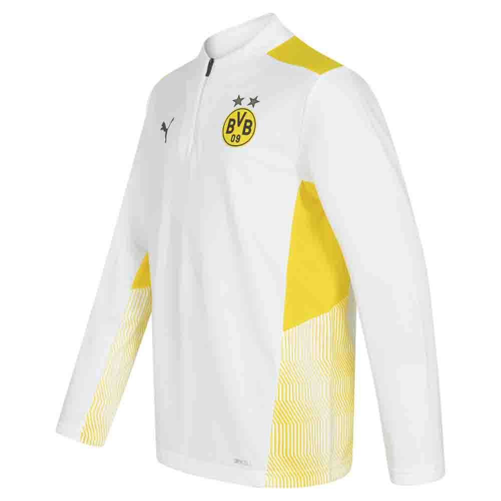 Borussia Dortmund BVB 09 PUMA 1/4 Zip Kinder Trainings Oberteil 765622-08