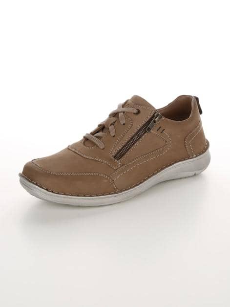 Schnürschuh mit zusätzlichem Reißverschluss