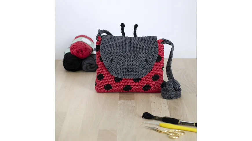Anchor Häkel Set Tasche Marienkäfer