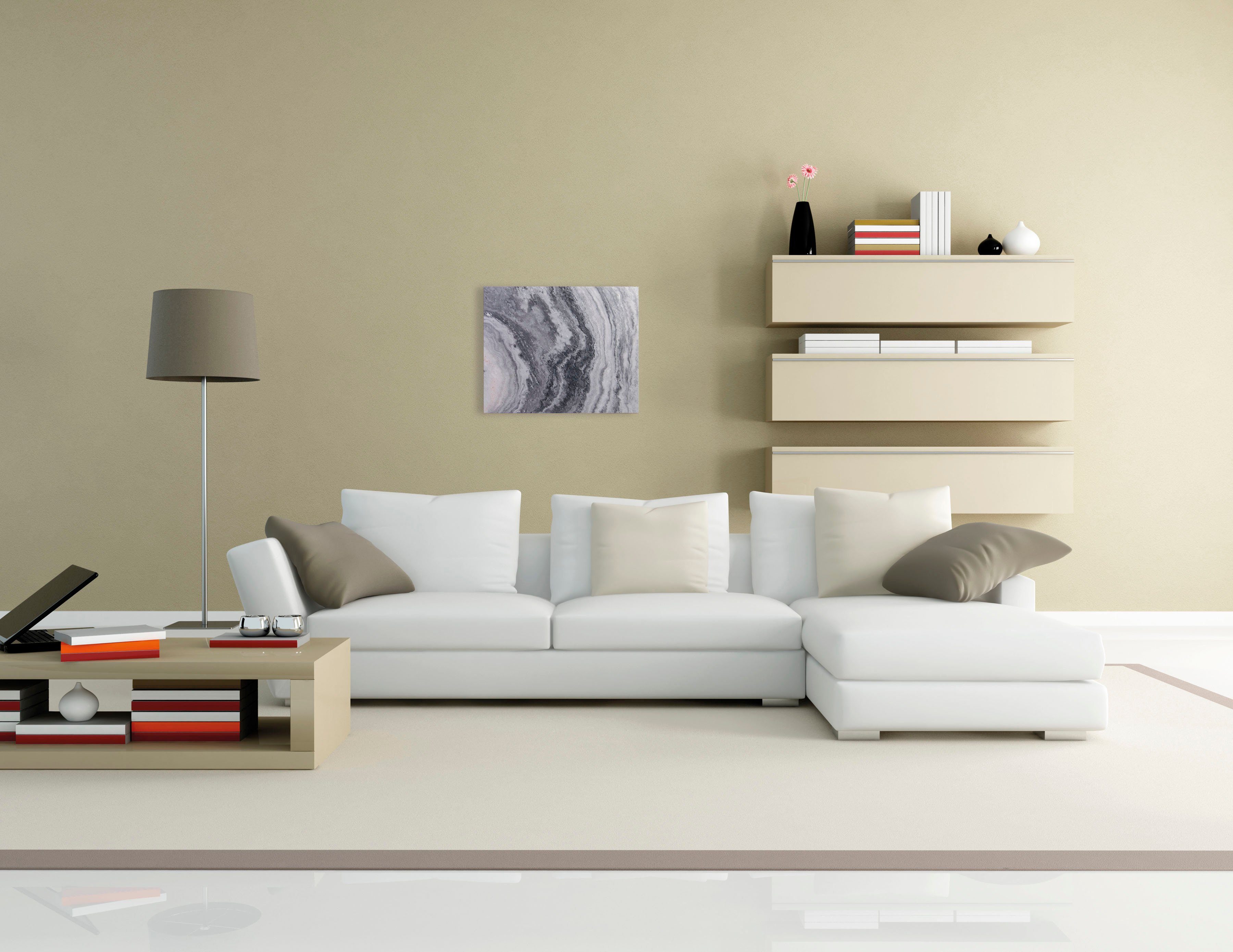 Marmony Infrarotheizung Carrara-Optik, 500 Watt, inkl. Fernbedienung und Timer