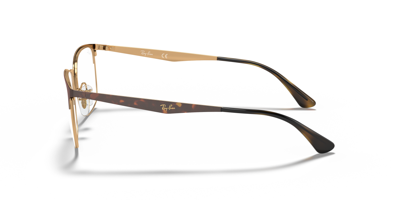 RB6421 OPTICS - Ochelari de soare lucioși cu aspect de carapace de broască țestoasă