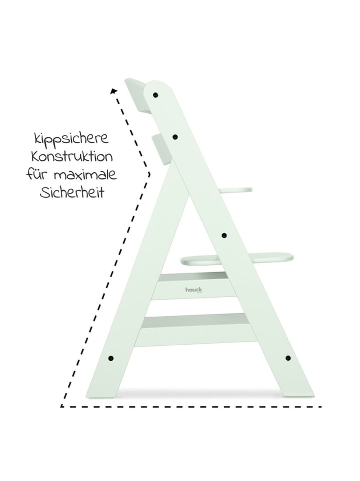 Hauck Hochstuhl Alpha Plus - Mint günstig kaufen onesize