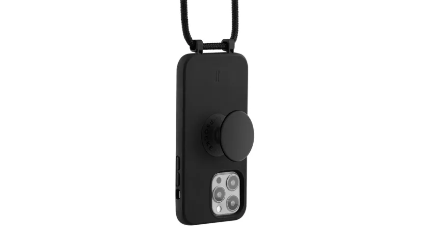 Just Elegance + PopSockets Case f. iPhone 13 Pro Max  Black