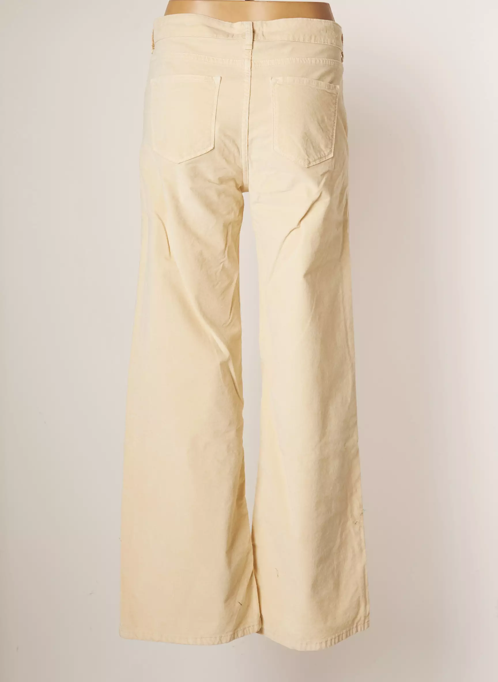 Maison Hotel Pantalons Flare Femme couleur beige