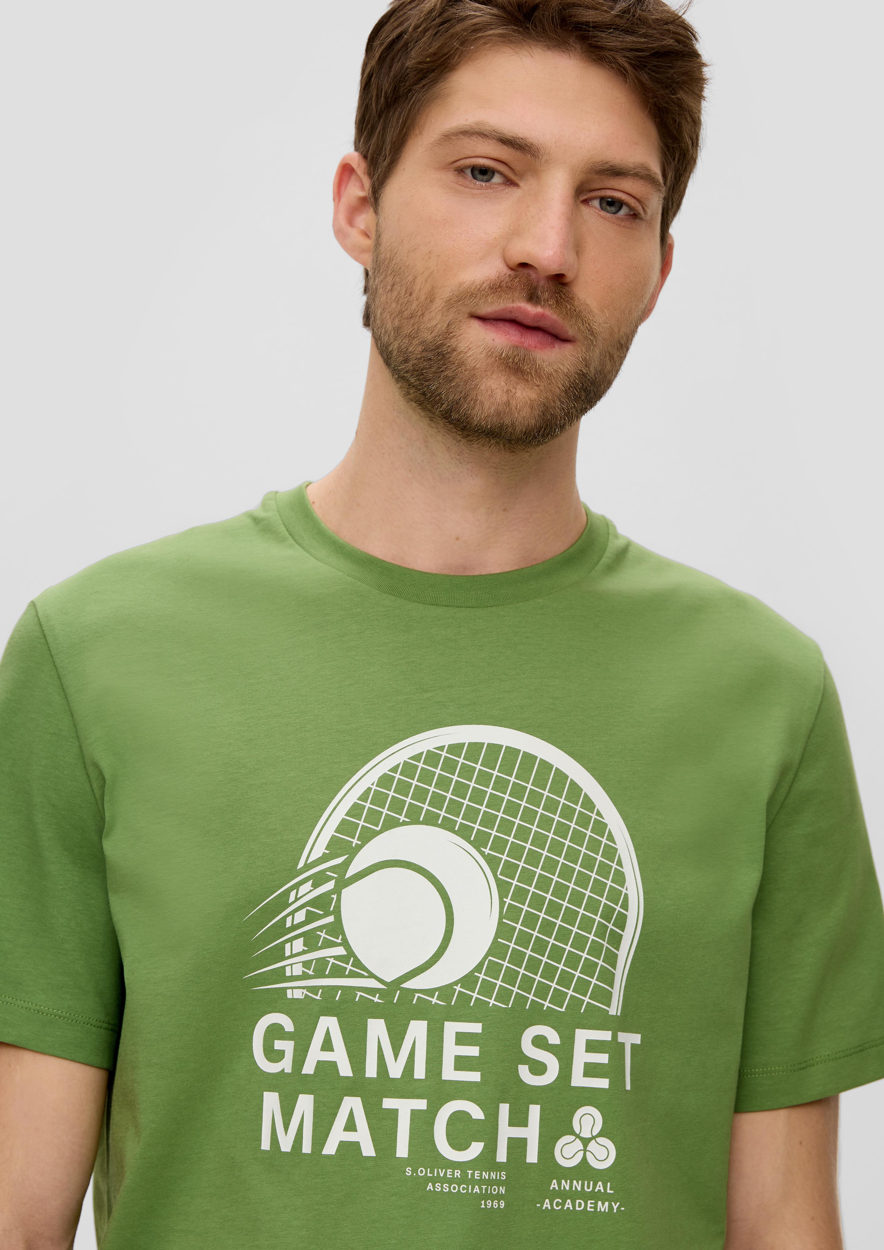 T-Shirt mit Frontprint  2141461-74D3