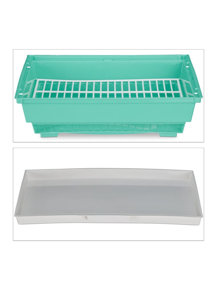 relaxdays Vogelkäfig in Hellblau/Mintgrün - (B)35 x (H)49,5 x (T)32 cm günstig kaufen onesize