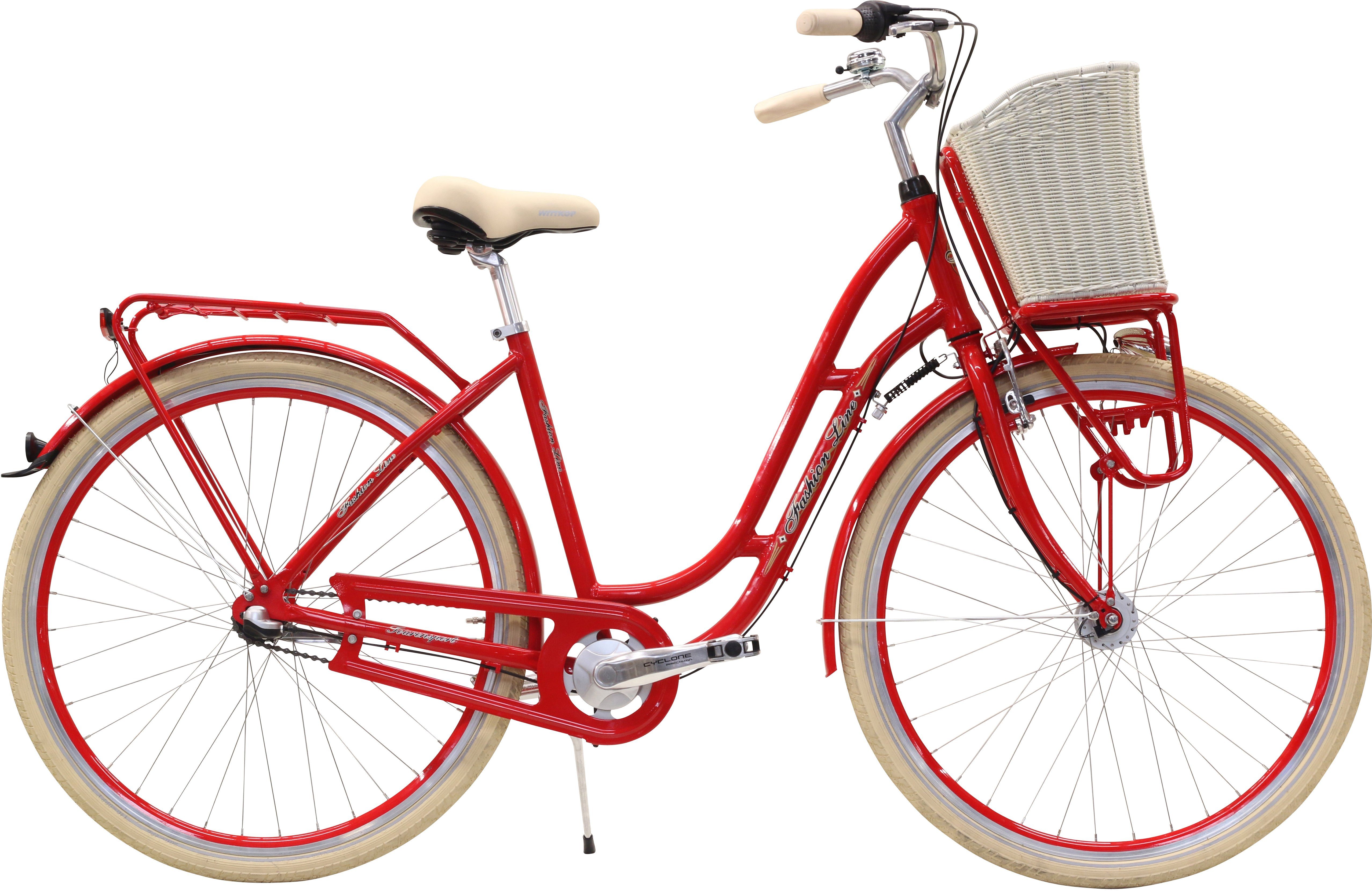 FASHION LINE Tourenrad, 3 Gang Shimano Nexus Schaltwerk, Nabenschaltung