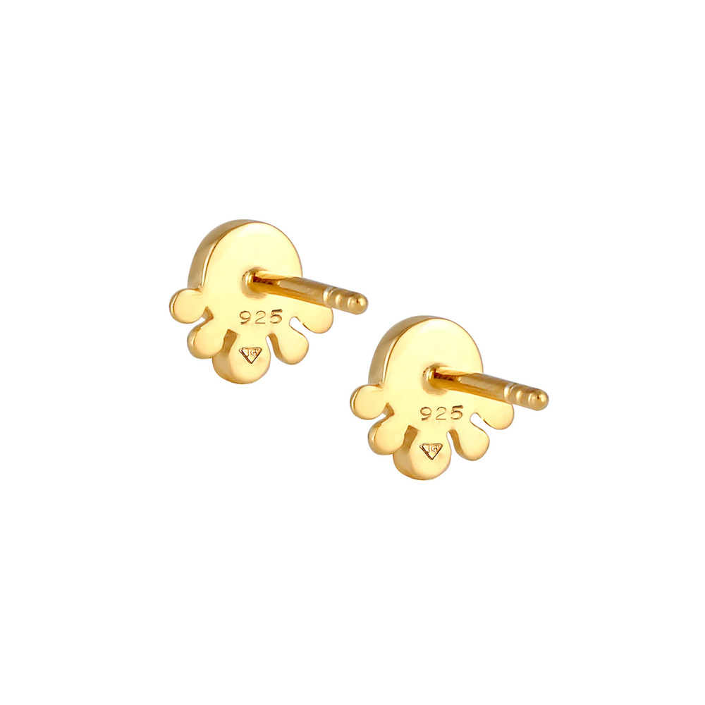 Elli Elli Boucles d'Oreilles Pointes rondes pour dames avec Opal Vintage en 925/1000 a Boucles d'oreilles