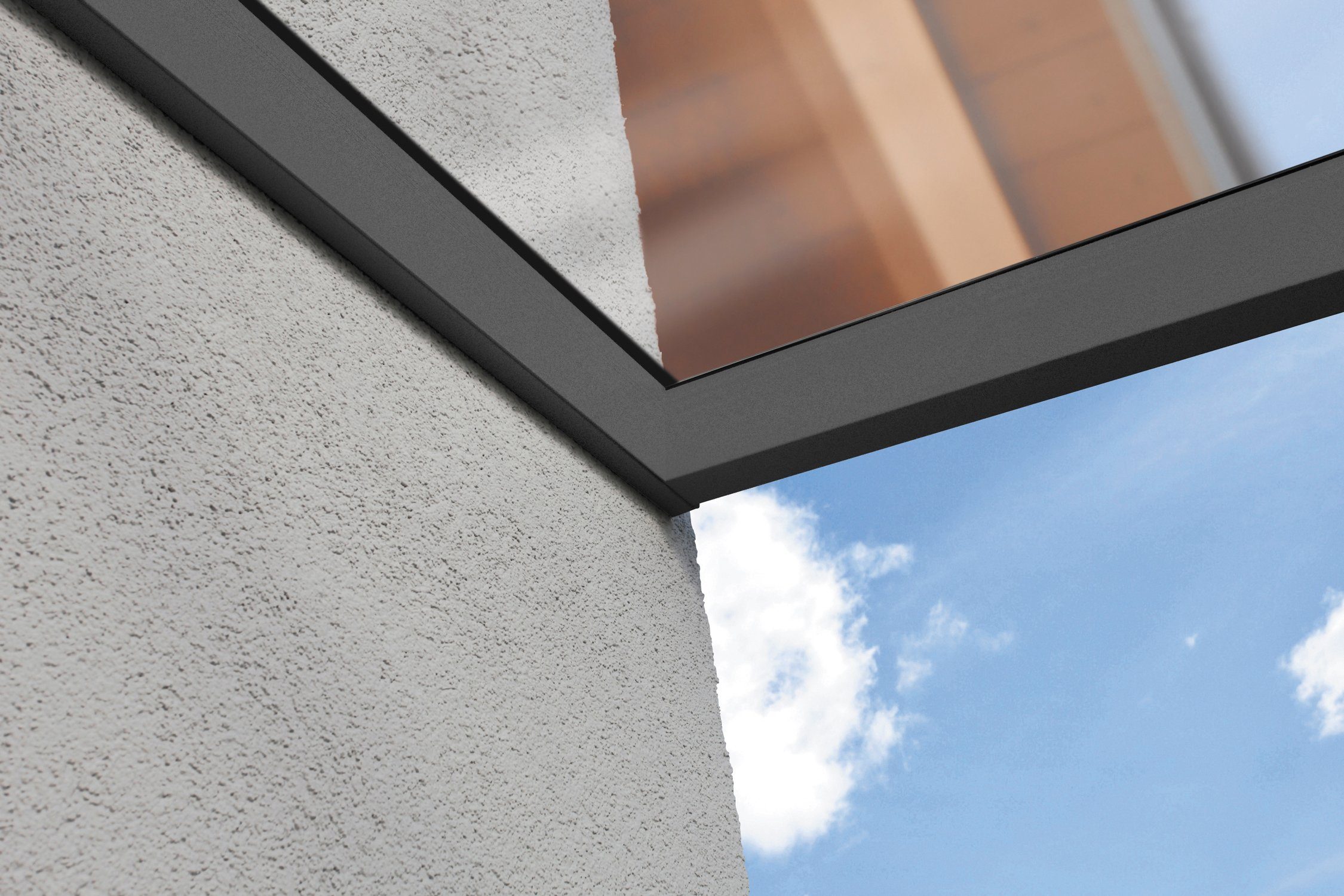 Skanholz Terrassendach Monza, BxT: 648x257
