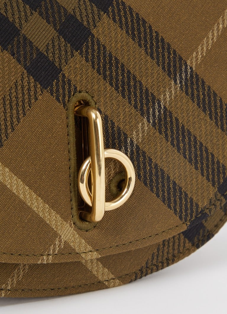Burberry Mini Rocking Horse -olkalaukku ruutukuosilla ja vasikannahkaisilla yksityiskohdilla