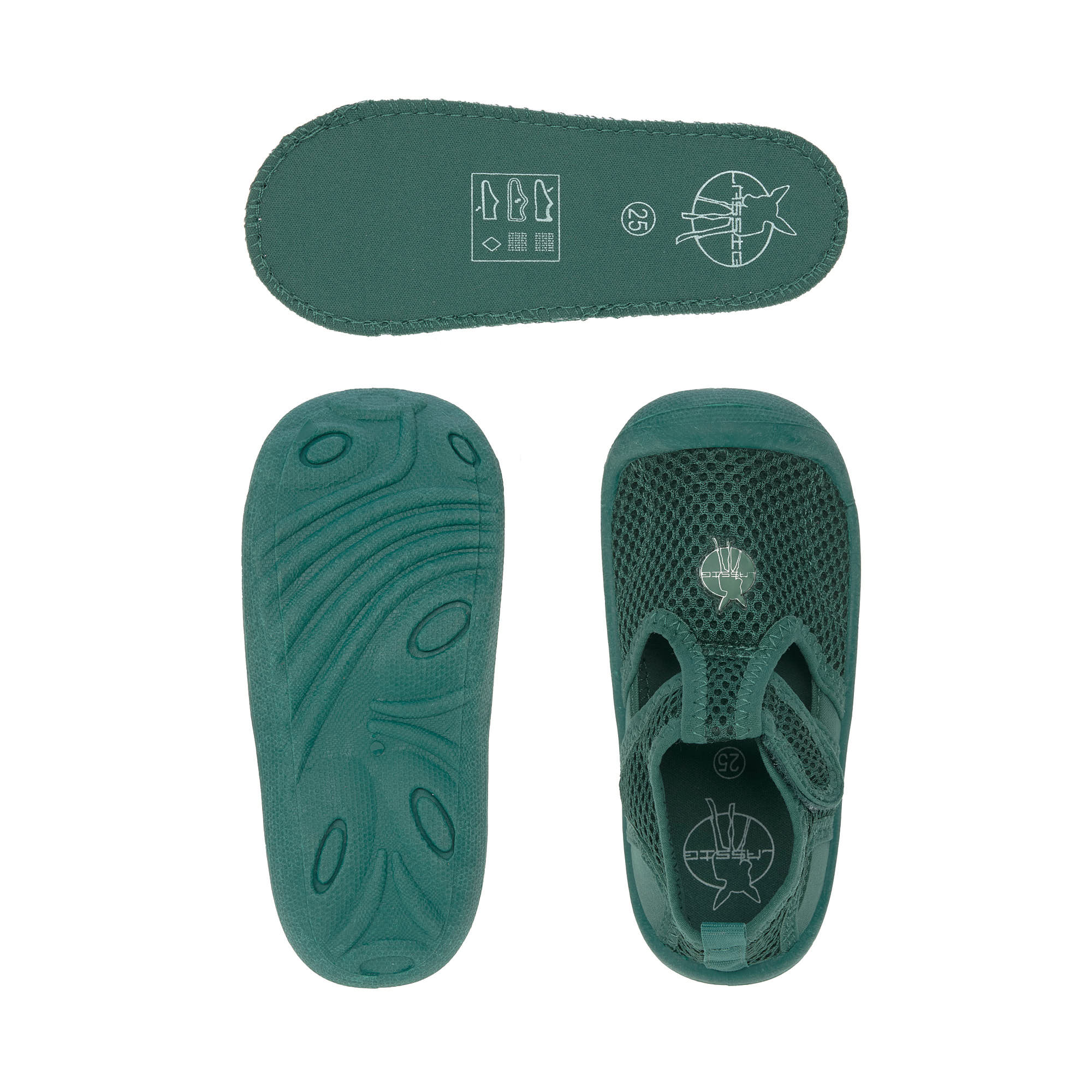 Badeschuhe Kinder, Grün