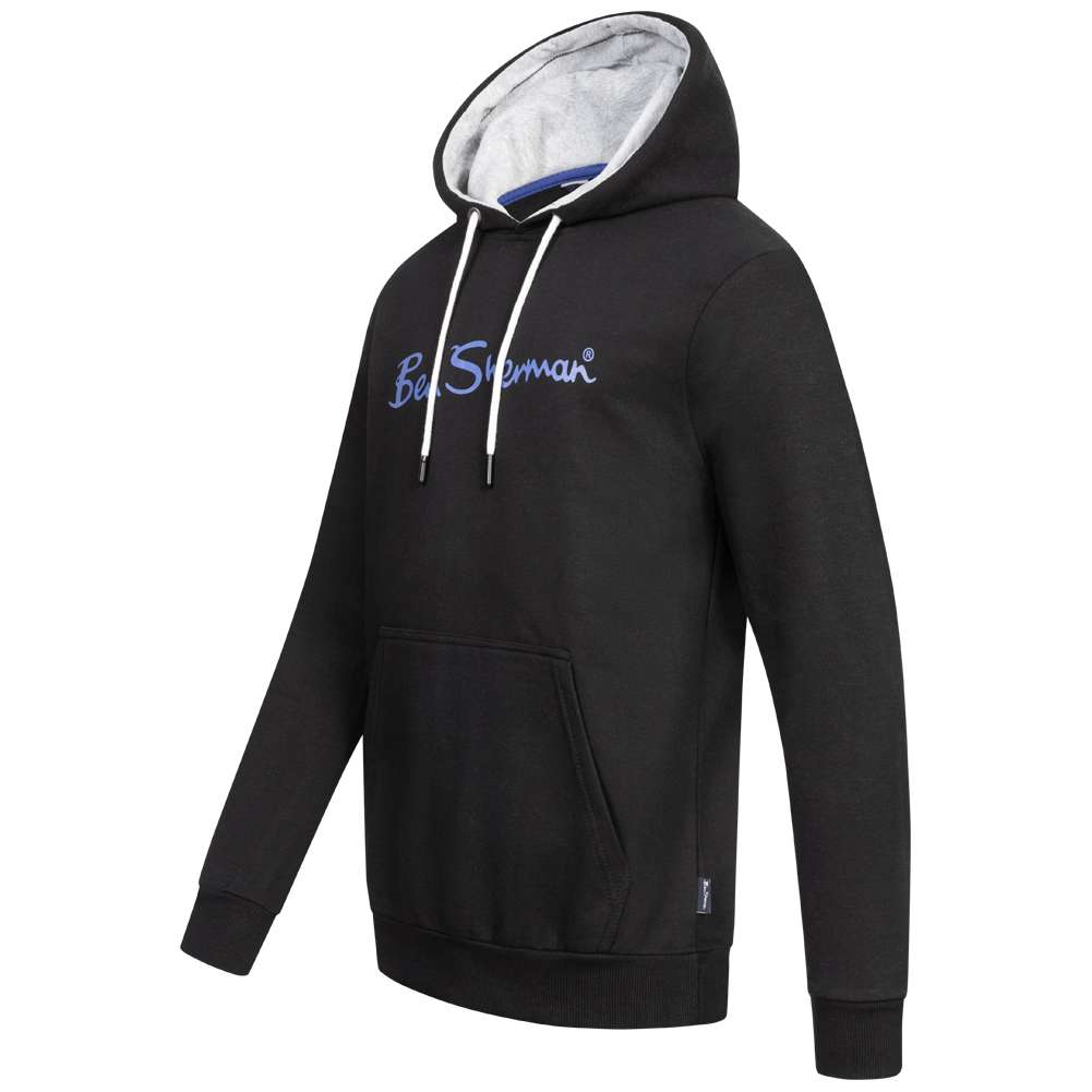 BEN SHERMAN Casual Herren Hoodie 0067810-BLACK