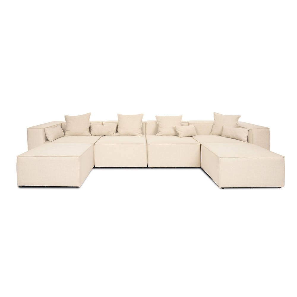 Home Deluxe Modulares Sofa VERONA - XXL beige
