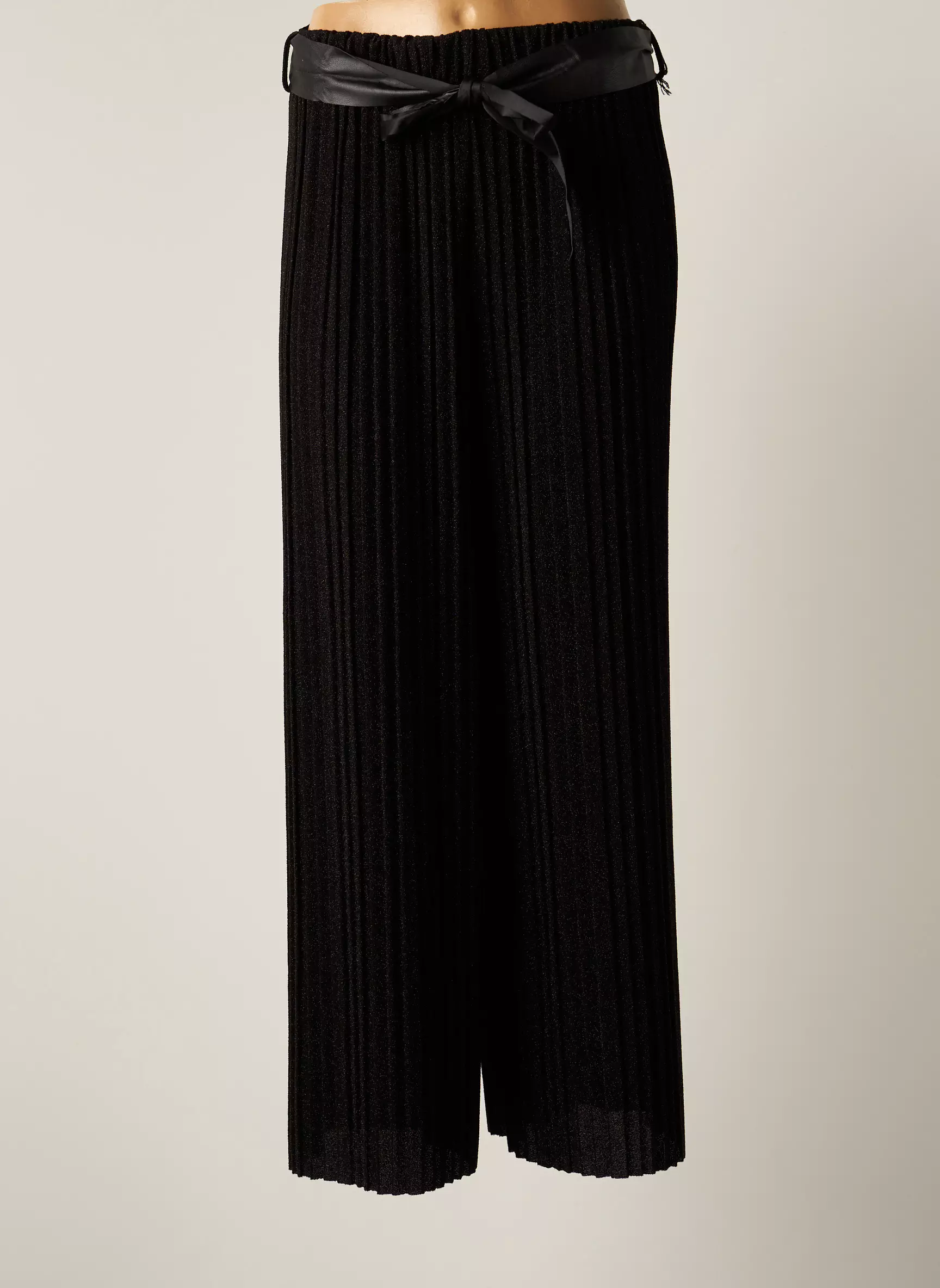 Vegas Pantalons Larges Femme couleur noir