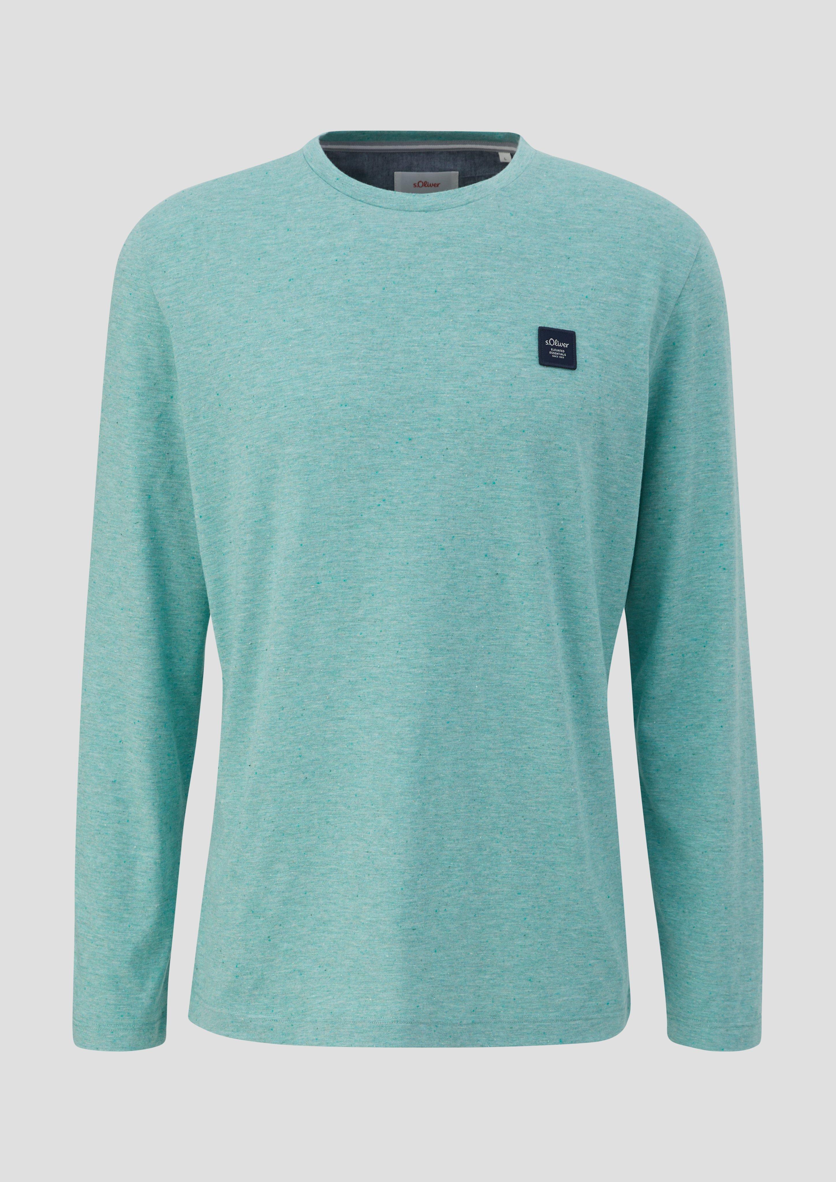 Meliertes Langarmshirt  2138647-65W2
