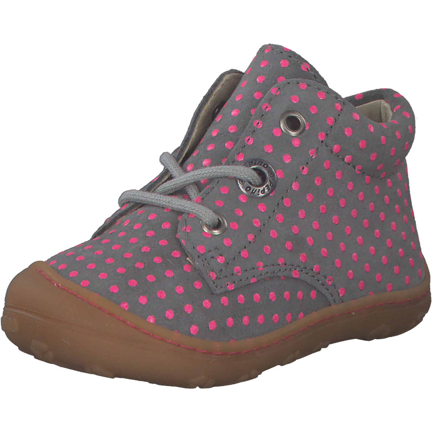 Ricosta Dots 1200502, Lauflernschuhe, Kinder, Grau